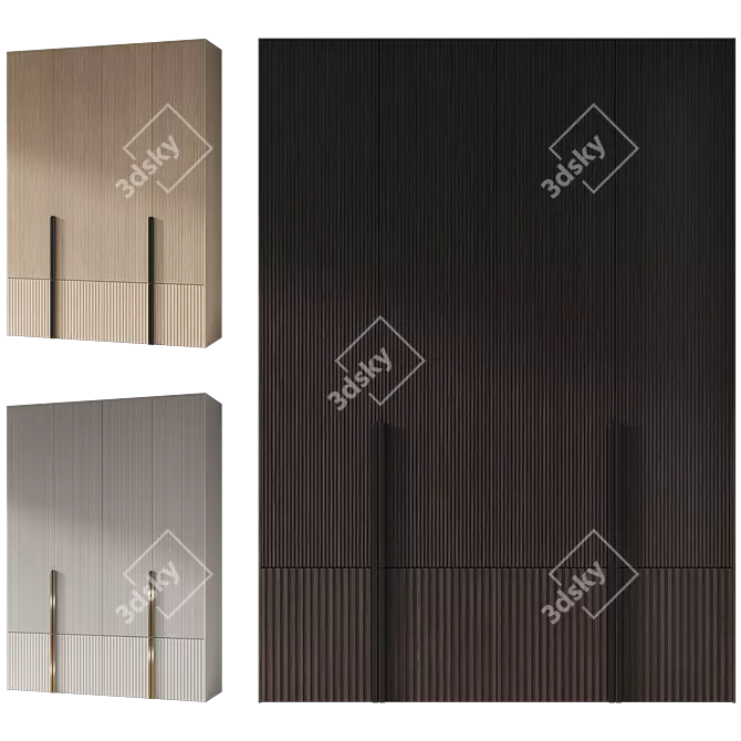  Modern Entryway Furniture Composition 3D model image 5