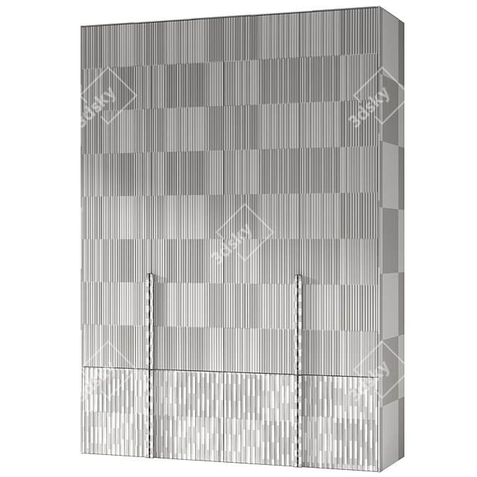  Modern Entryway Furniture Composition 3D model image 6