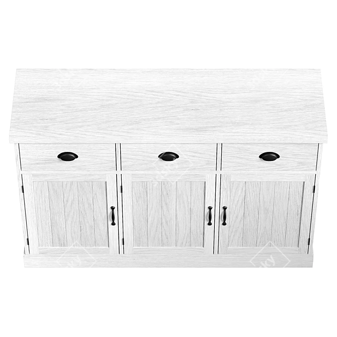 No translation needed, here is a unique title for the product:

Elegant Sharlene Accent Cabinet 3D model image 3