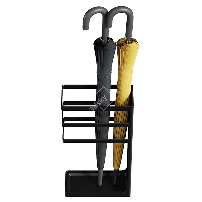 Yamazaki Steel Umbrella Holder 3D model image 3