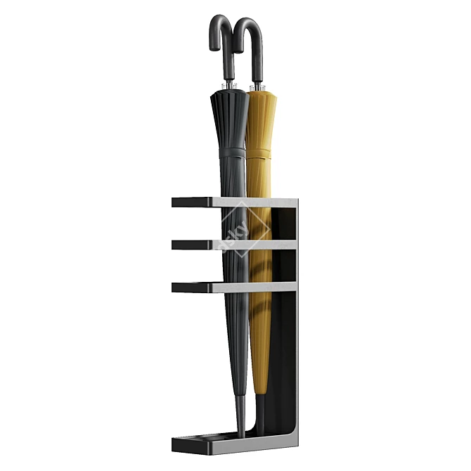 Yamazaki Steel Umbrella Holder 3D model image 4