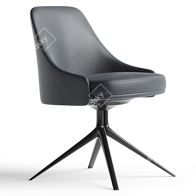 Poliform Stanford Bridge Armchair: Modern Design 3D model image 2