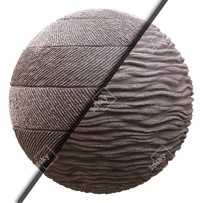 Seamless Concrete Texture Pack 3D model image 1