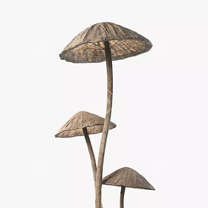  Mushroom Floor Lamp. Unique Design 3D model image 2