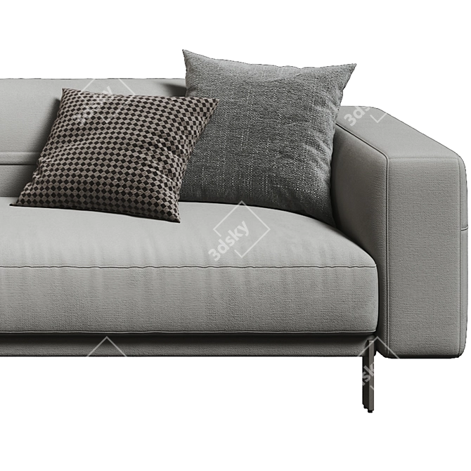  Stylish Ditre Italia Chaise Sofa 3D model image 3