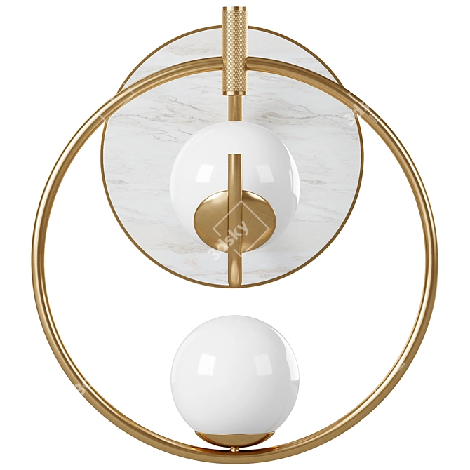 Elegant Saint Moritz Wall Lamp 3D model image 4