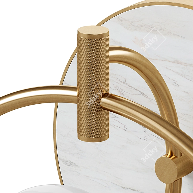 Elegant Saint Moritz Wall Lamp 3D model image 5