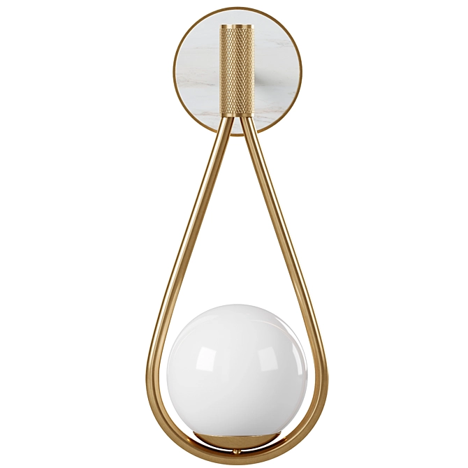 Elegant Saint Moritz Wall Sconce 3D model image 3