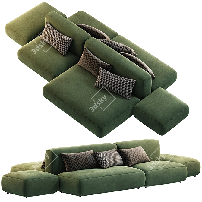 Modular Sofa Lema Cloud 3D model image 3