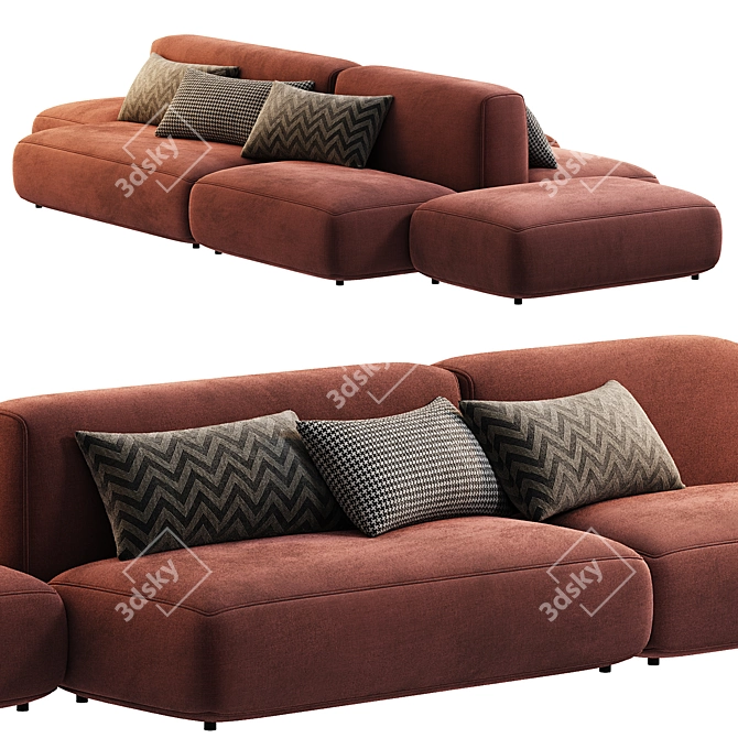 Modular Sofa Lema Cloud 3D model image 4