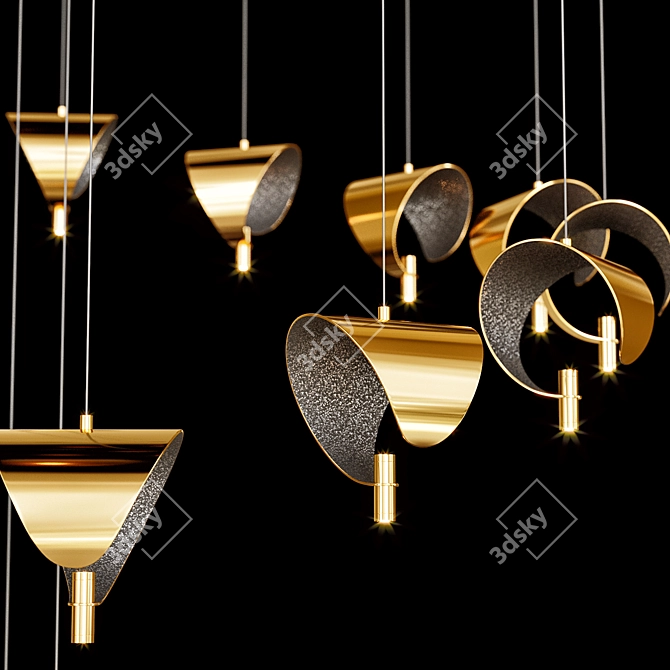 Modern Marchetti Lab Suspension Fixture 3D model image 2