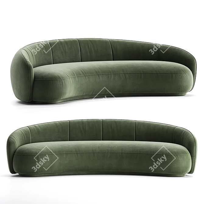 Modern Transformable Julep Sofa 3D model image 3