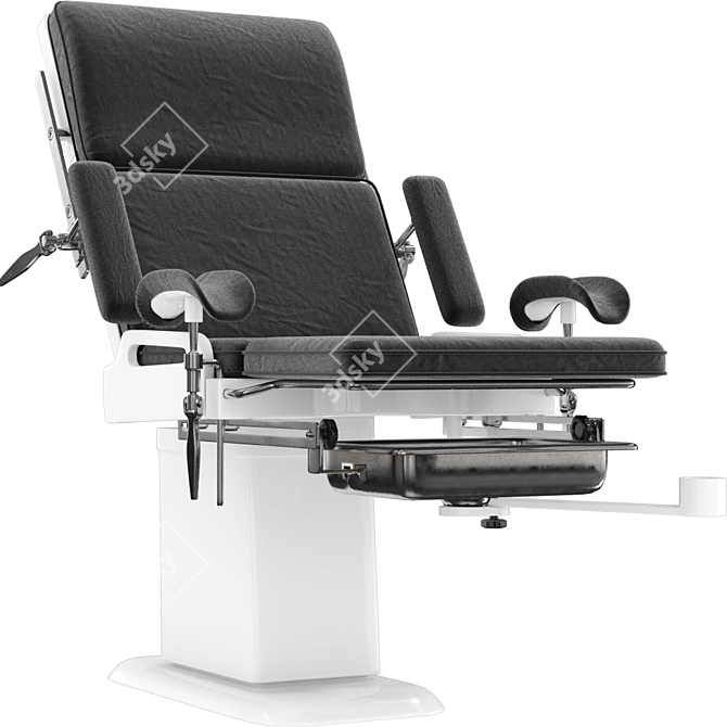 Modern Gynecological Examination Chair 3D model image 1