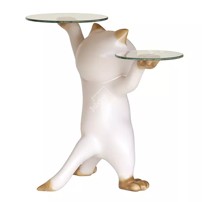 Modern Kitty Side Table By Lula 3D model image 3