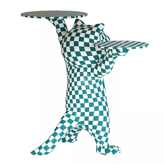 Modern Kitty Side Table By Lula 3D model image 5