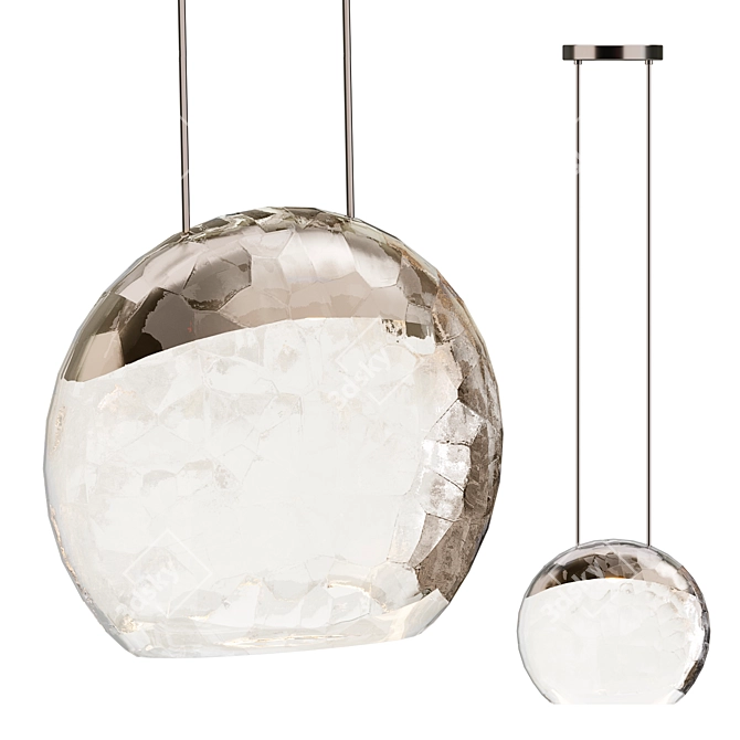 LOLLI LED Pendant for Chic Lighting 3D model image 1