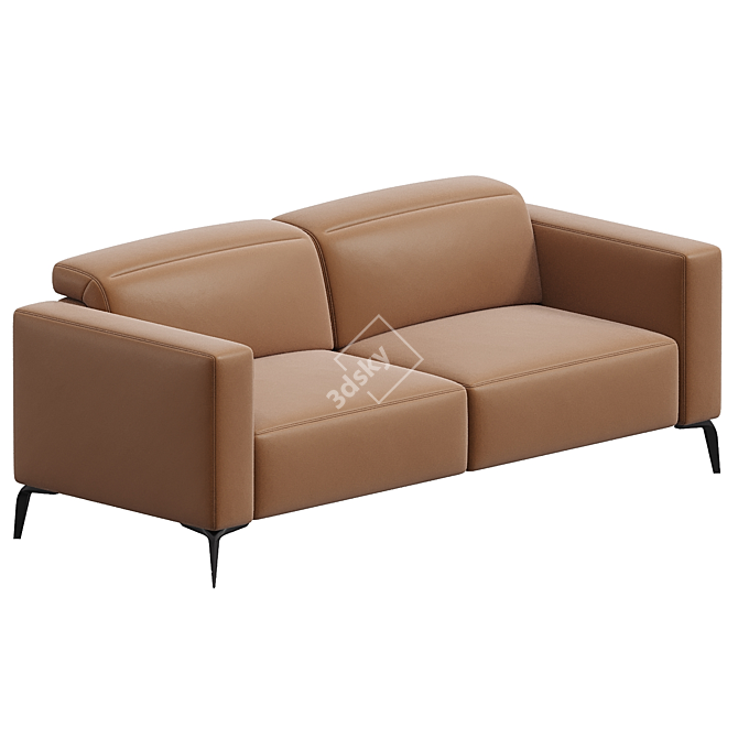 Modern Comfort Zurich Sofa Boconcept 3D model image 2