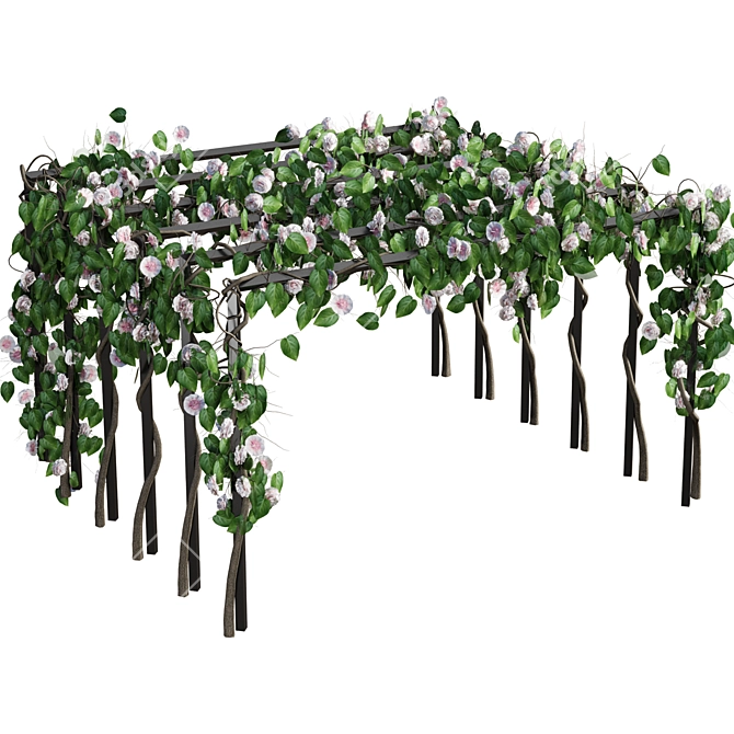 Vray Rose Arch Scene 2015 3D model image 3