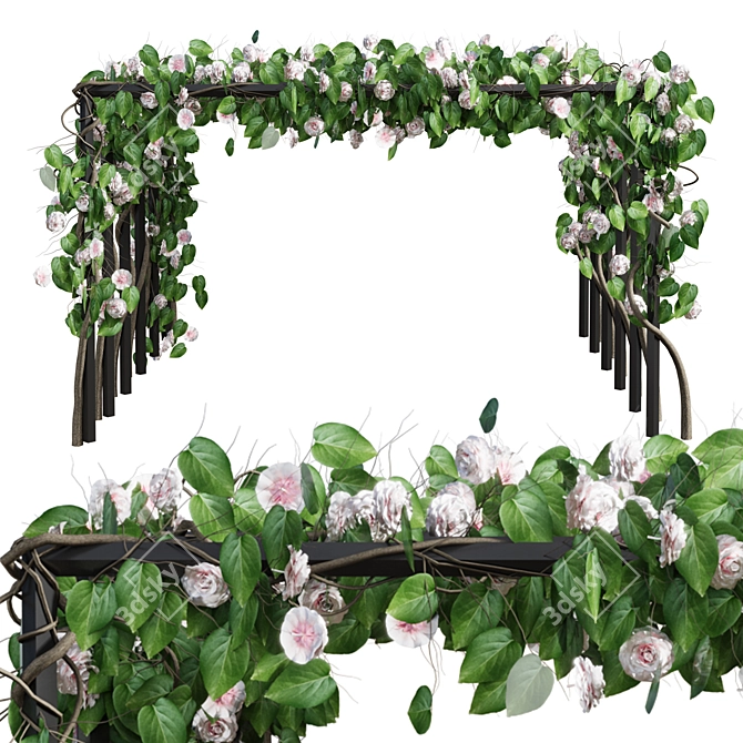 Vray Rose Arch Scene 2015 3D model image 6