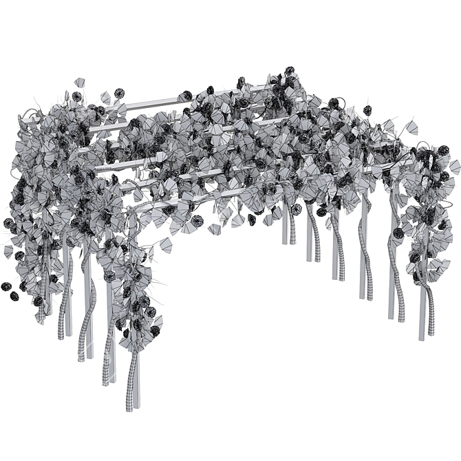 Vray Rose Arch Scene 2015 3D model image 7