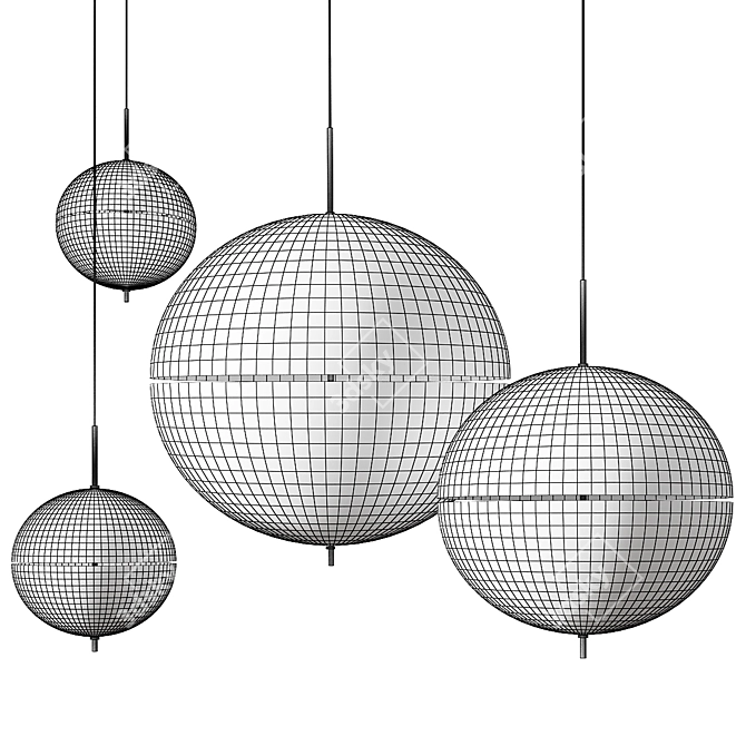 Nordic Moon Lamps Collection 3D model image 3