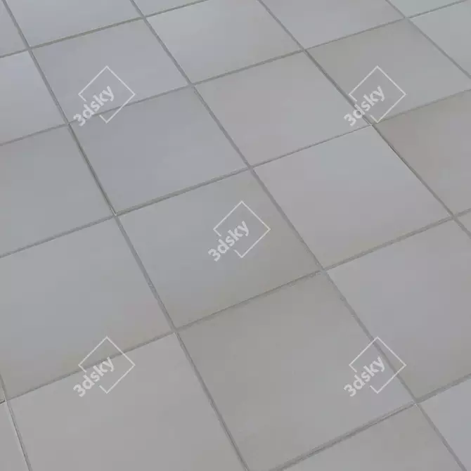 DNA Square Ceramic Tiles, 14x14cm 3D model image 6