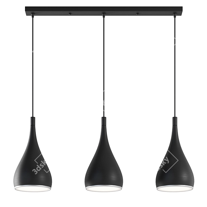 - Elvi Home Athena Pendant Lights 3D model image 2