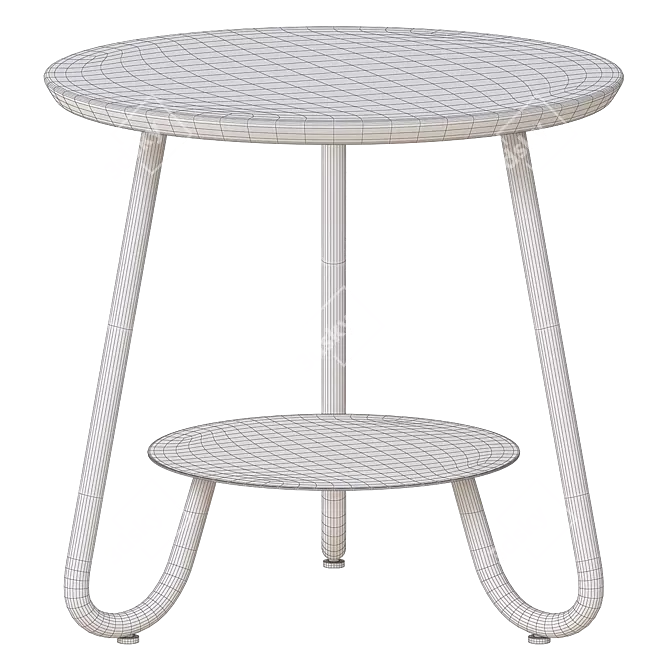Modern Green Coffee Table Stian 3D model image 2
