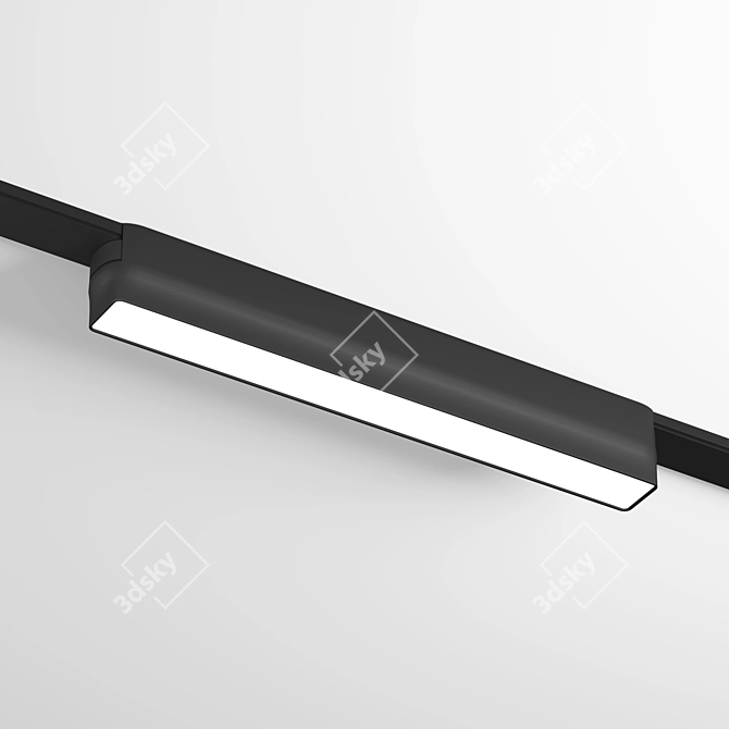 Magnetic Linear Track Lights 3D model image 1
