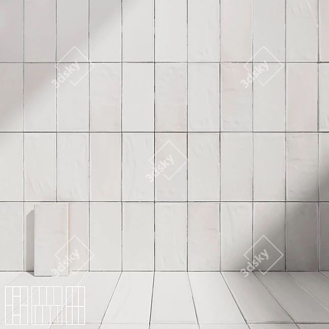 41zero42 HOPS Ceramic Wall Tiles 3D model image 5