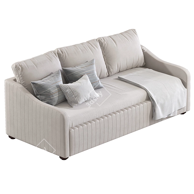 Convertible Sofa Bed KD75 3D model image 5