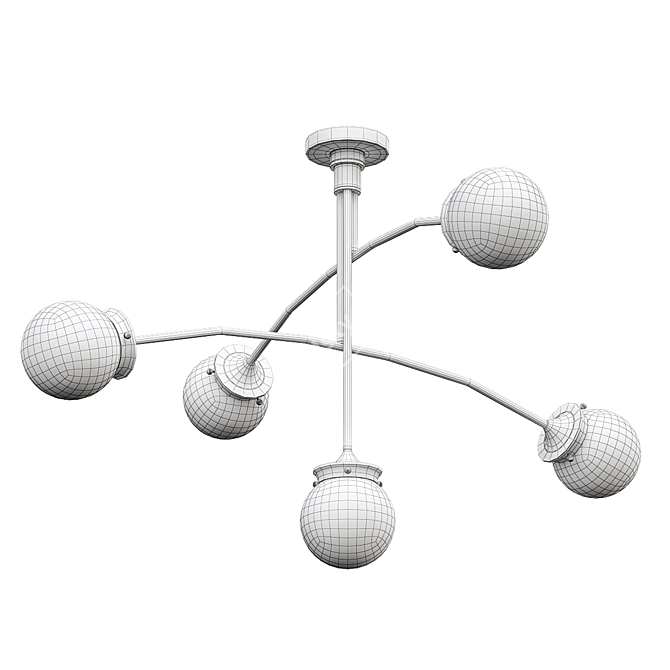 NIMES01 by ImperiumLoft Chandelier 3D model image 3
