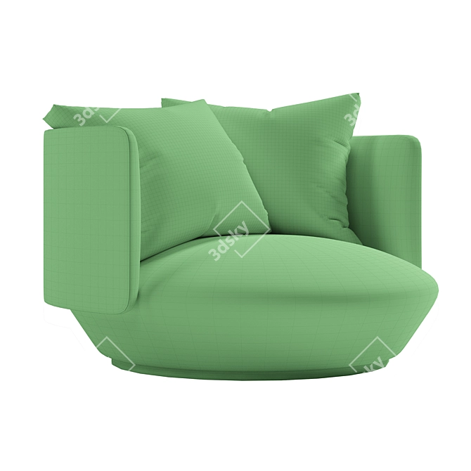  Modern Baixa Lounge Chair Design 3D model image 3