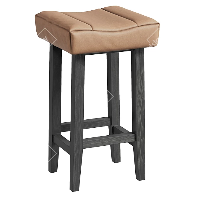  Modern Andropolis Counter Stool 3D model image 1