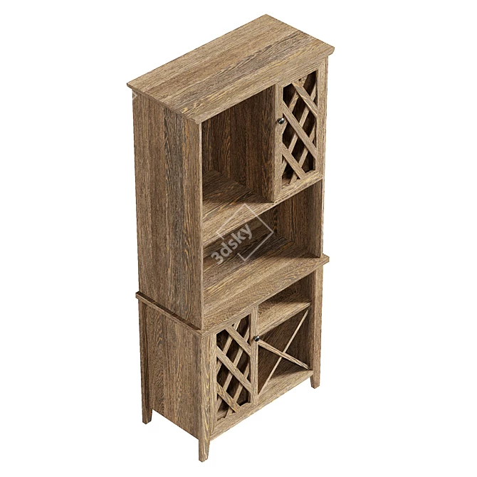 Fuqua Pantry: UV Unwrapped, Real Size 3D model image 5
