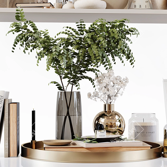 Elegant Decor Set for Rendering 3D model image 3