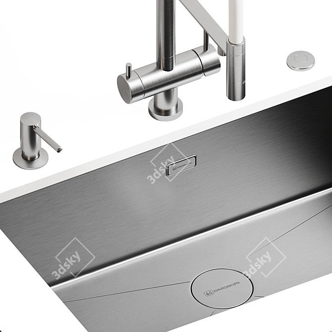  Omoikiri Sinks and Mixers 3D model image 4