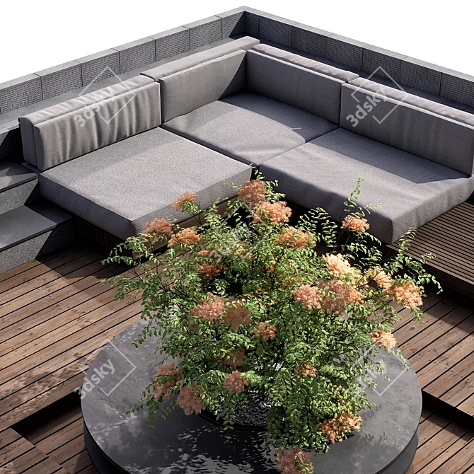 Landscape Seating Area No.5 3D model image 4