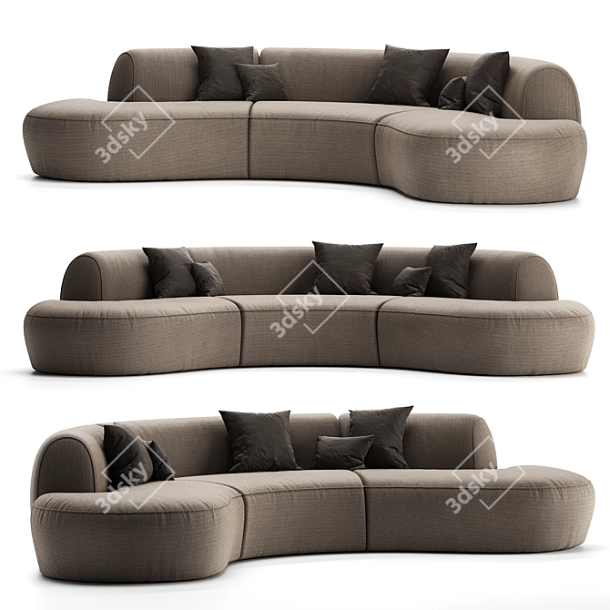 Ashton Sofa Variety by Corner 3D model image 3