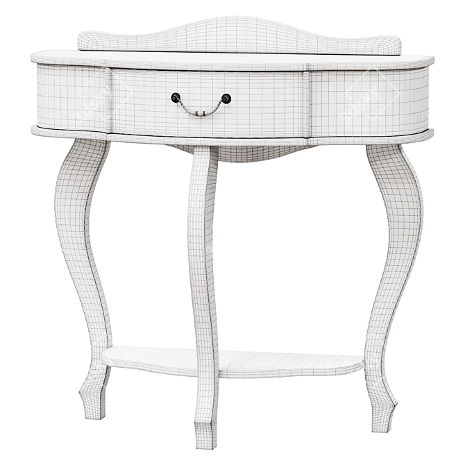 Elegant Julietta Console Table 3D model image 2