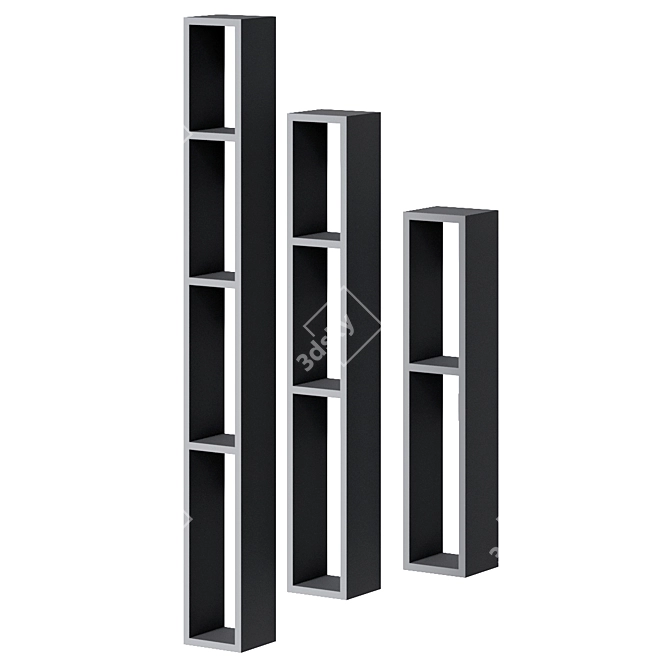 LALIS Vertical Shelf Collection 3D model image 3