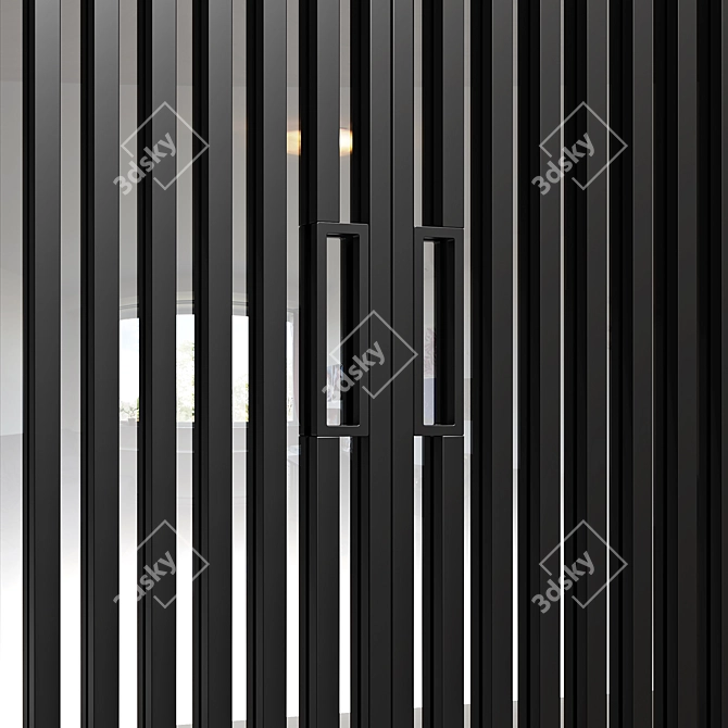 Aluminum Partitions Formato 2600/2950mm 3D model image 4