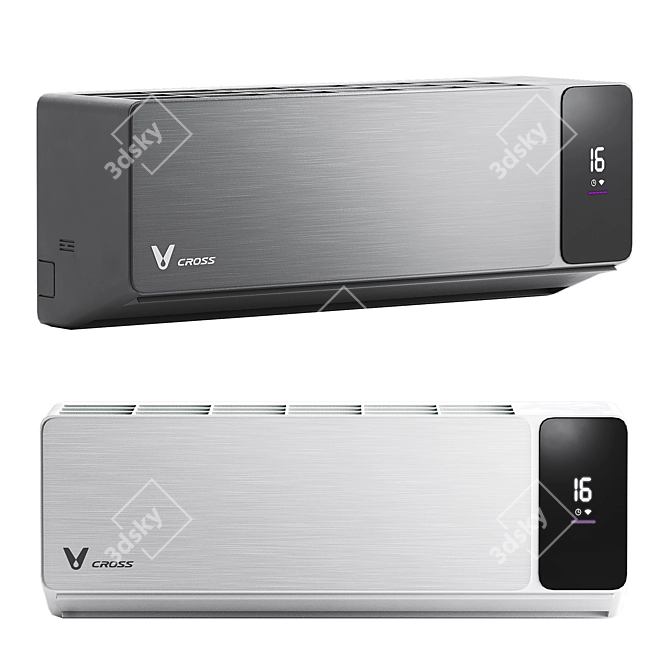 Viomi Smart Air Cross, 12000BTU 3D model image 2
