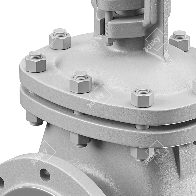 Manual Drive Valve 3D model image 2