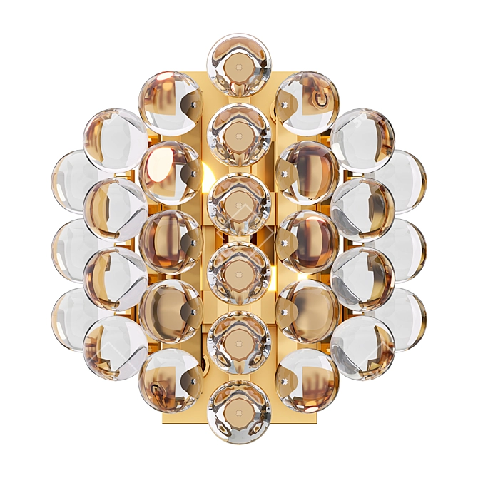 Elegant Mylo Wall Lamp 3D model image 2