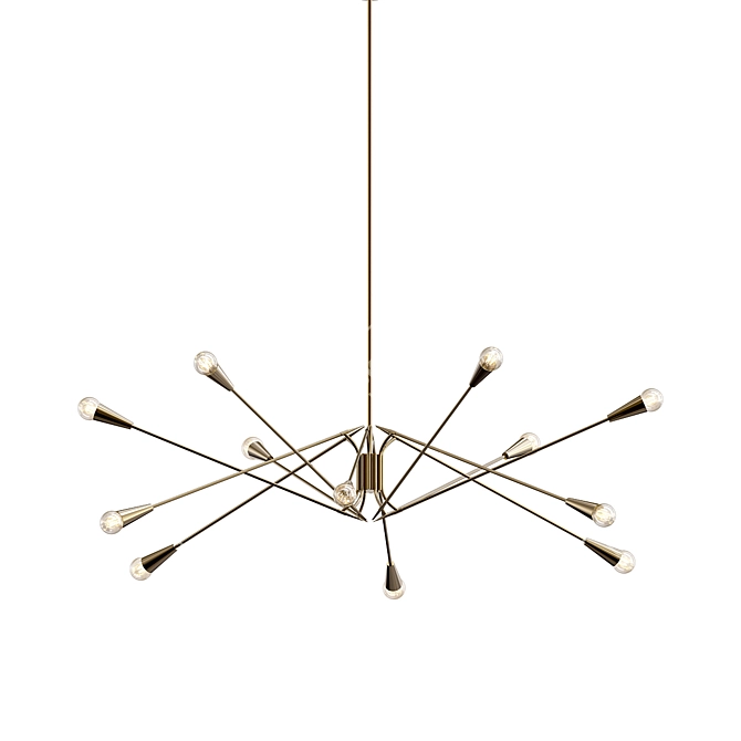 Nipomo Chandelier Model VRay 3.x 3D model image 1