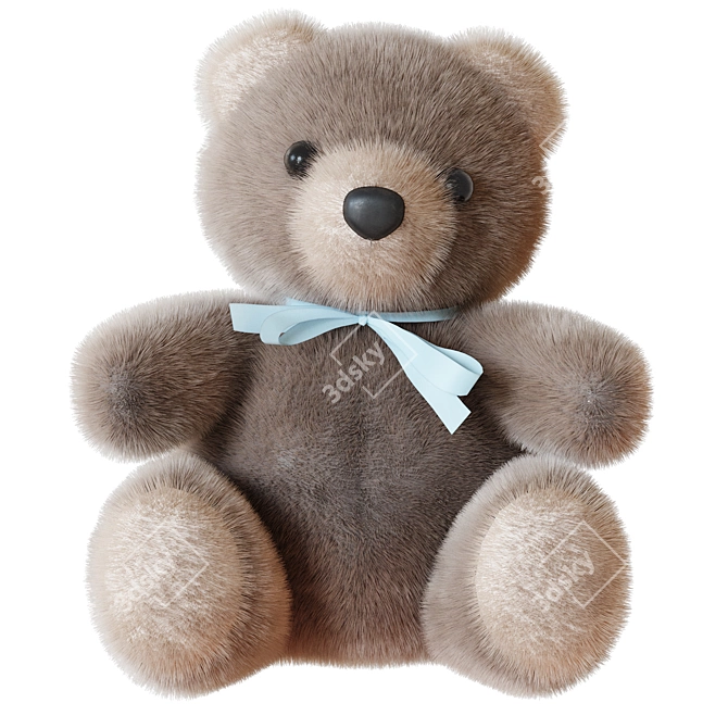 Plush Teddy Bear Toy 3D model image 2