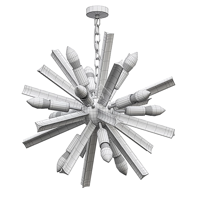 ImperiumLoft Pendant Chandelier Poetry 3D model image 3