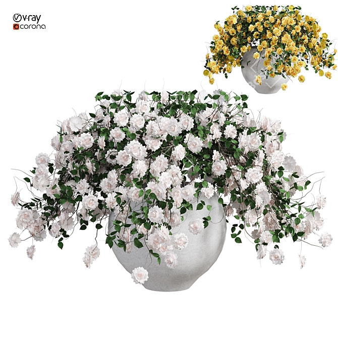 Flower 3D Model Collection (2015) 3D model image 1