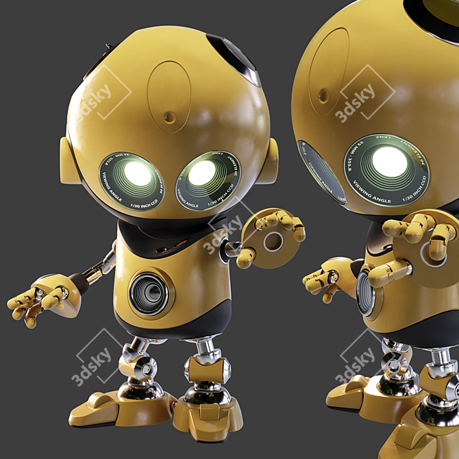 Turbo Robot Toy Technology Model 3D model image 1